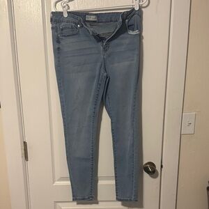 Denim&Co Light Blue Skinny Jeans